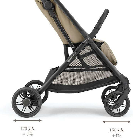 Inglesina Quid³ Καρότσι Μωρού Kατάλληλο για Nεογέννητο Lunar Beige 6.4kg
