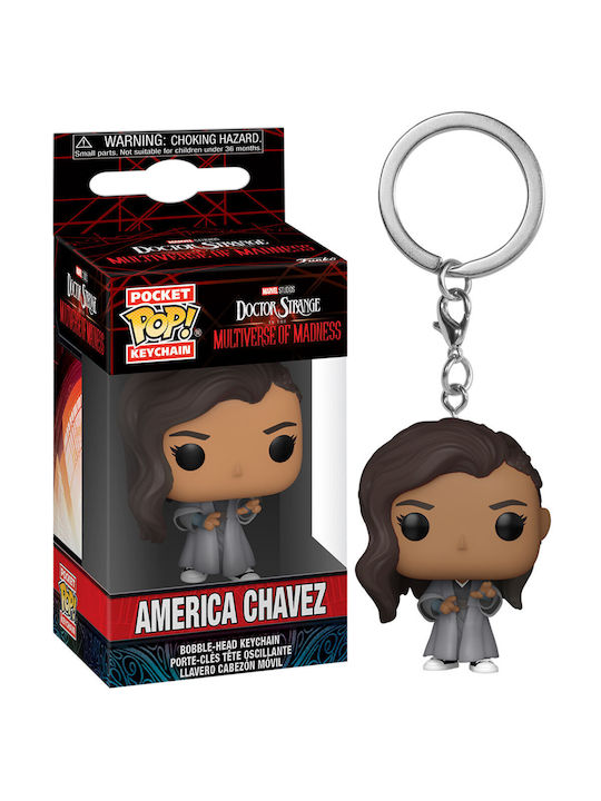 Funko Pocket Pop! Keychain Marvel: America Chavez Bobble-Head