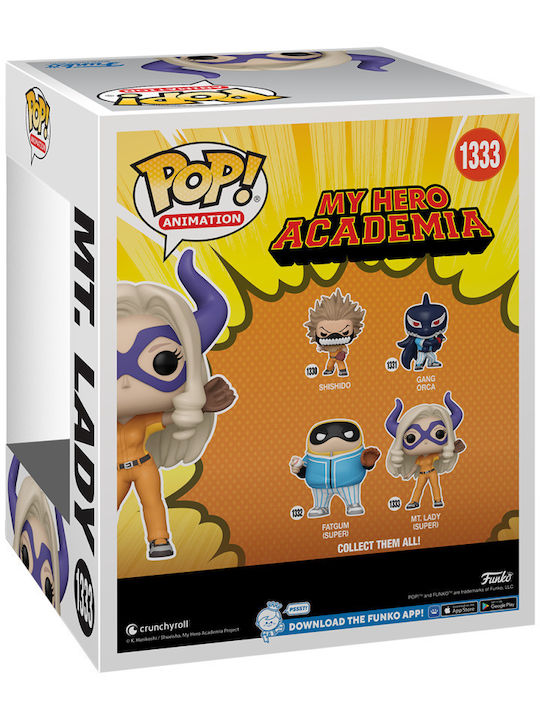 Funko Pop! Animation: My Hero Academia - Mt. Lady 1333 Supersized 6"​ (15cm) & Supersized 10"​ (25cm)