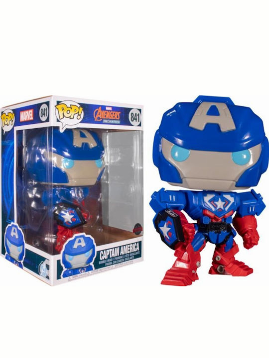 Funko Pop! Marvel: Captain America Bobble-Head & Supersized 10" (25cm) Special Edition Funko Pop! Marvel: Captain America Bobble-Head & Supersized 10" (25cm) Special Edition