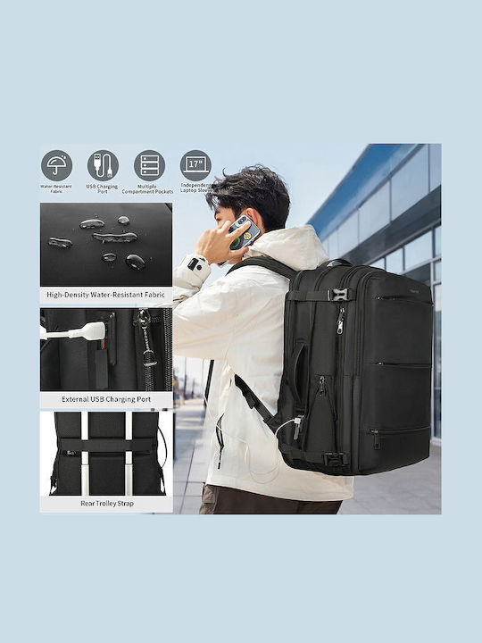 Tigernu Backpack Αδιάβροχο 27lt Μαύρο