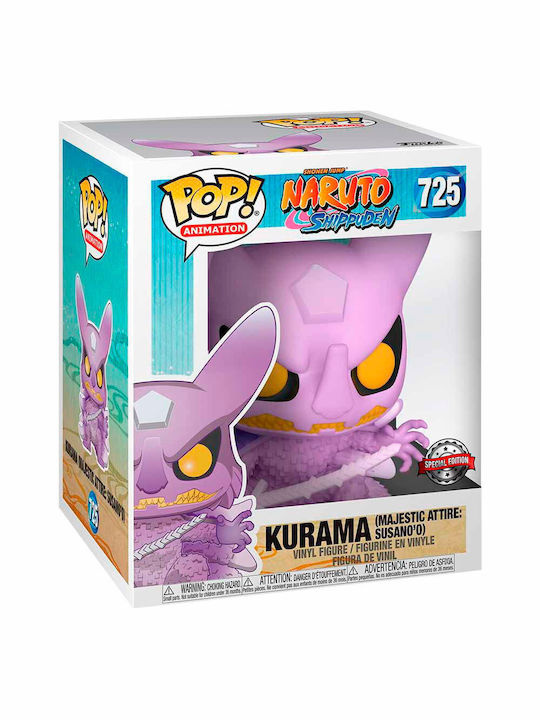 Funko Поп! Анимация: Наруто: Шипуден - Kurama 725 Супер голям размер 10"​ (25см) Специално издание