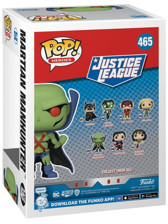 Funko Pop! Heroes: Justice League - Martian Manhunter 465 Special Edition