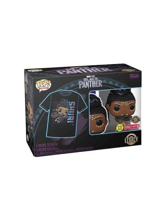 Funko Pop! Tees Marvel: Shuri (XL) (XL) Wackelkopf & Leuchtet im Dunkeln