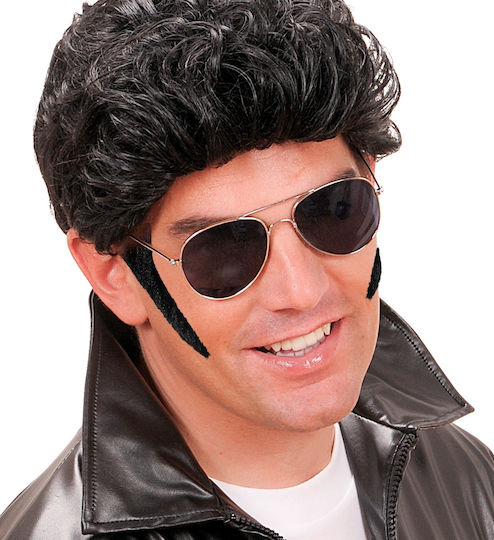 Schnurrbart / Bart für Karneval in Schwarz Farbe 1Stück