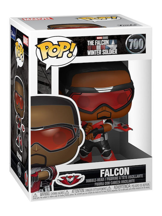 Funko Pop! Bobble-Head Marvel: Marvel - Falcon 700