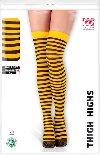 Socken/Strumpfhosen für Karneval Mehrfarbig 1Stück