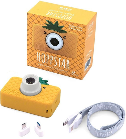 Hoppstar Rookie Pina Coolada Παιδική Φωτογραφική Μηχανή 30MP Κίτρινη