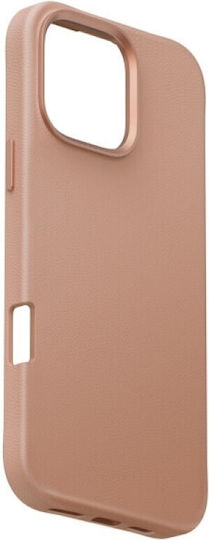 Uniq Coehl Umschlag Rückseite Synthetisches Leder / Leder Rosa (iPhone 17 Pro / iPhone 16 Pro)