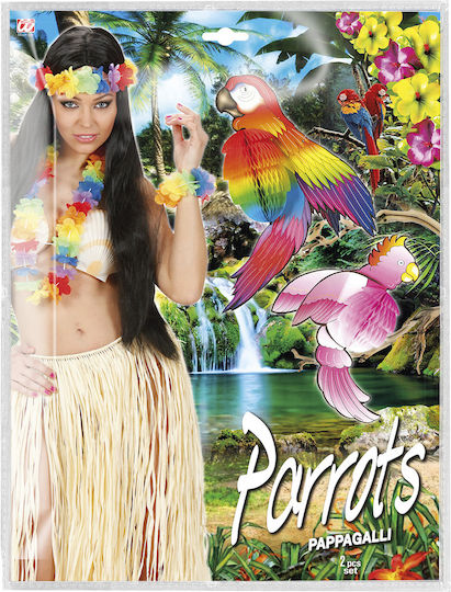 Papier Karneval Girlande 2Stück (Μverschiedene Designs/Farben)