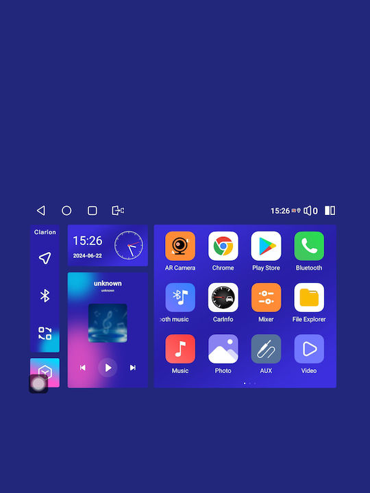 Clarion Car Audio System for Nissan Juke 2021 > (Bluetooth/USB/WiFi/GPS/Apple-Carplay/Android-Auto) with Touch Screen 10"