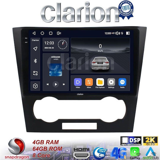 Clarion Auto-Audiosystem für Chevrolet Epica 2006 > 2012 (Bluetooth/USB/WiFi/GPS/Apple-Carplay/Android-Auto)