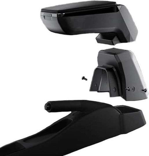 Rati Armster Car PU Armrest for Volkswagen Polo 18+ Black