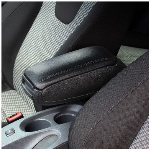 Armrest Car Leather Armrest for Peugeot 307 2001 Black