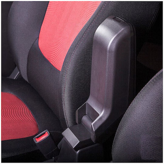 Cik Car Armrest Car PU Armrest for Renault Zoe Renault Zoe 2012+ Black