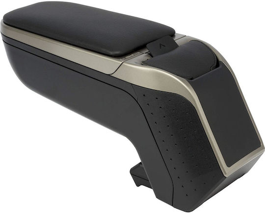 Rati Armster Car Leather Armrest for Hyundai ix20 Silver