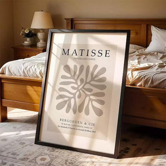 Poster Matisse Papiers Découpés Art055 21cm X 30cm Λευκό Κάδρο Pvc 18x24