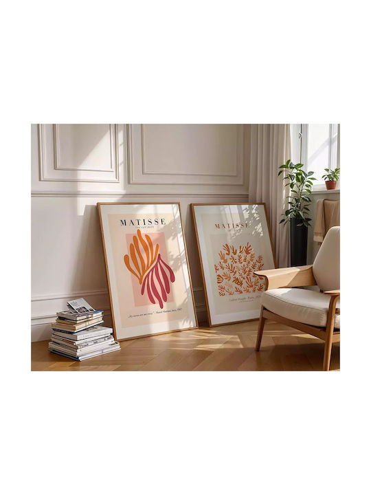 Poster Matisse Cut-outs Art070 21cm X 30cm Λευκό Κάδρο Pvc 18x24