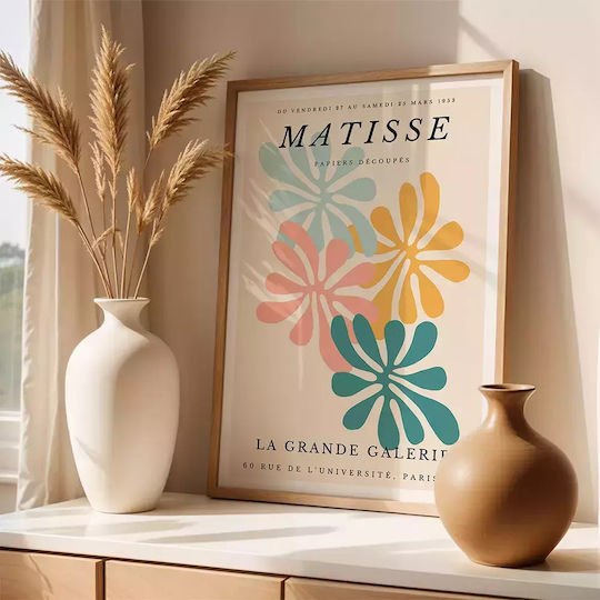 Poster Matisse La Grande Galerie Art017 21cm X 30cm Λευκό Κάδρο Pvc 18x24