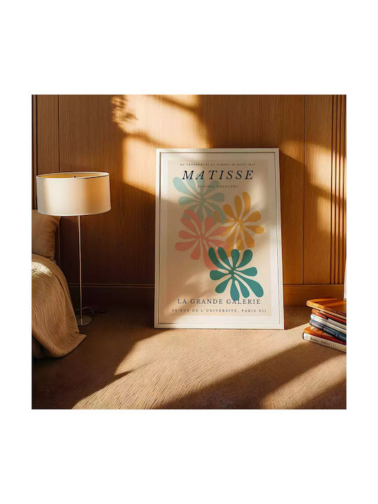 Poster Matisse La Grande Galerie Art017 21cm X 30cm Λευκό Κάδρο Pvc 18x24