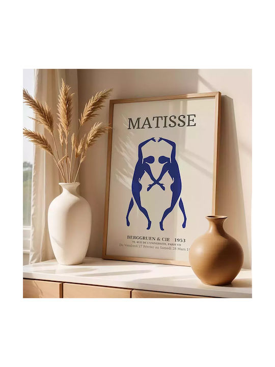 Poster Matisse Berggruen & Cie Art016 21cm X 30cm White Frame PVC 18x24