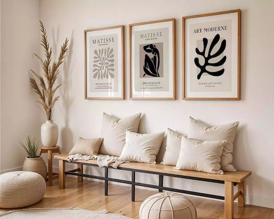 Плакат Matisse Cut-Outs Art049 21см X 30см Бяла PVC рамка 18x24