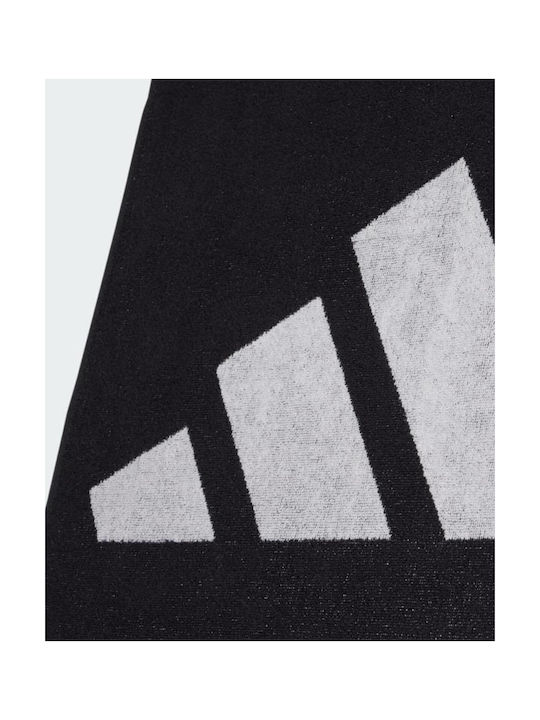 adidas Gymnastikhandtuch Baumwolle Schwarz 50x100cm