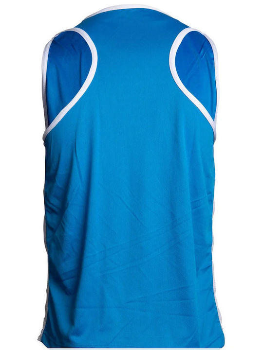 Top Ten Singlet Aiba 1929 Ανδρική Αμάνικη Μπλούζα Μπλε για Boxing Μπλε