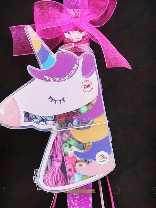 Kerzenschmuck-Set DIY Einhorn
