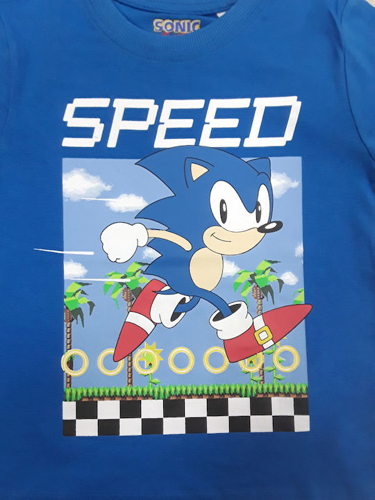 Nickelodeon Παιδική Πιτζάμα Καλοκαιρινή Blue