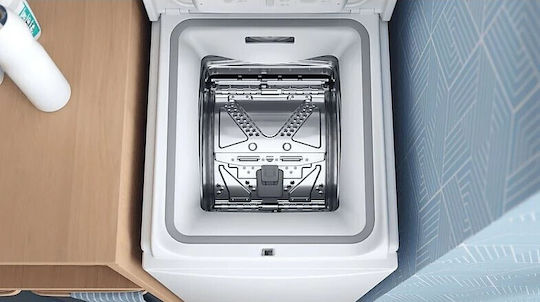 Indesit Mașină de Spălat Rufe cu Încărcare Superioară 5kg 1000 Rotiri Spălare Rapidă BTW S50400 EU/N