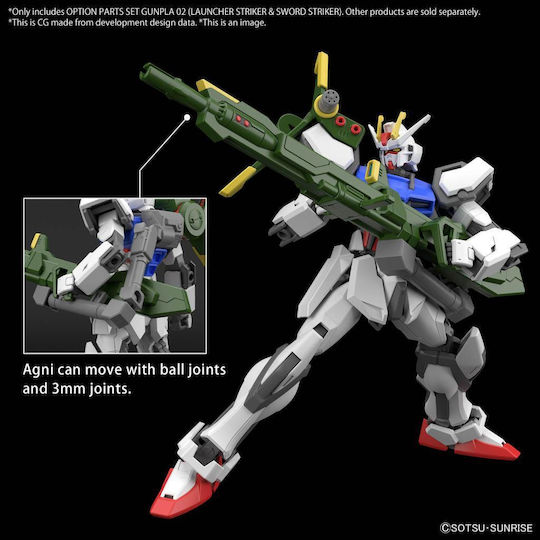 Gundam Option Parts Set Gunpla 2 Launchers Swords Striker Model Kit