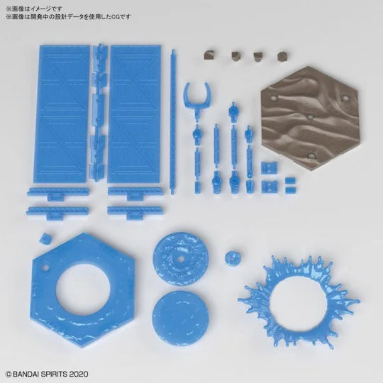 Gundam Customize Scene Base Water Field Model Kit Accessories
