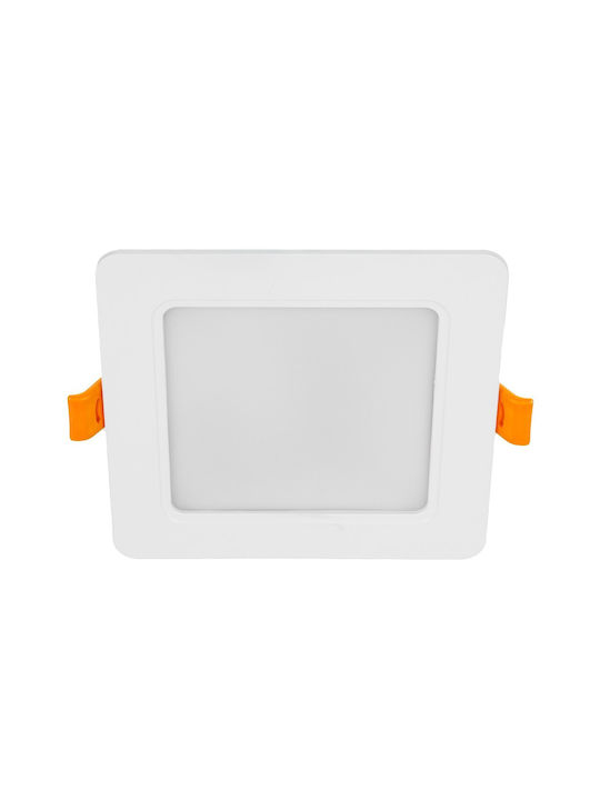 Maclean Energy Outdoor Ceiling Light with Integrated LED in White Color MCE373 S