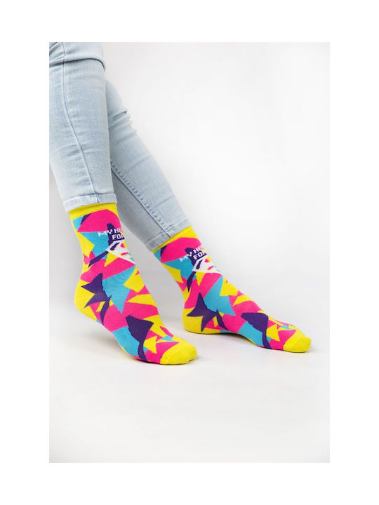 Women's Fashion Socks Superman Cotton Warner Bros 46063 Multicolor