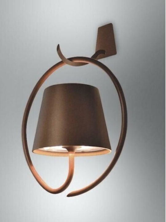 Zafferano Wall-Mounted Outdoor Hat Light LED IP54 2.2W 19.8x11εκ.