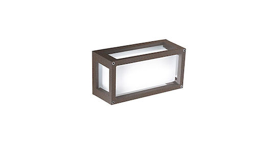 Zafferano Wandmontiertes Außenlicht Mit Integrierter LED 10W 3000K 12.2x25x9.5cm Zafferano Wandmontiertes Außenlicht Mit Integrierter LED 10W 3000K 12.2x25x9.5cm