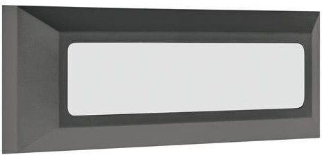 Eurolamp Стенен Външен Плафон LED IP65 4W с Топло бяло Светлина 23x8εκ.