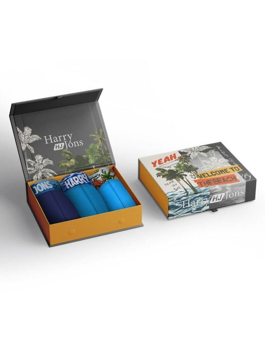 Herren Boxershorts Multicolour mit Mustern 3Packung