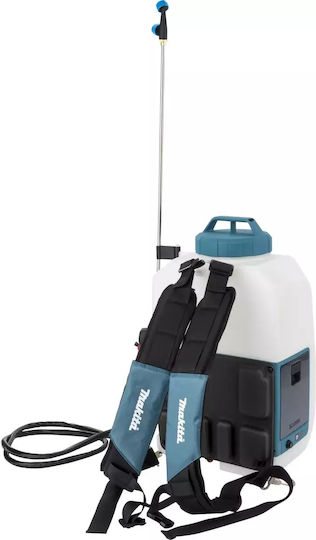 Makita Pressure Sprayer 18V with Battery 6Ah with Capacity 15lt 5bar in White color