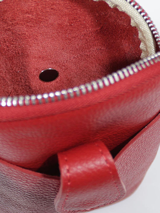 Passaggio Leather Leather Women's Mobile Phone Bag Red