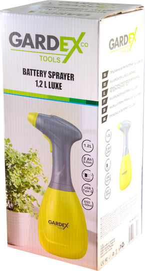 Gardex Pulverizator cu presiune cu Baterie 2Ah cu Capacitate 1.2lt