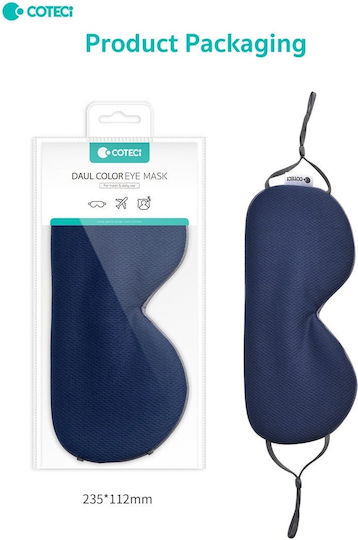 Coteci Coteci 86020 Sleep Mask Summer Winter Double-Sided Double Black Black