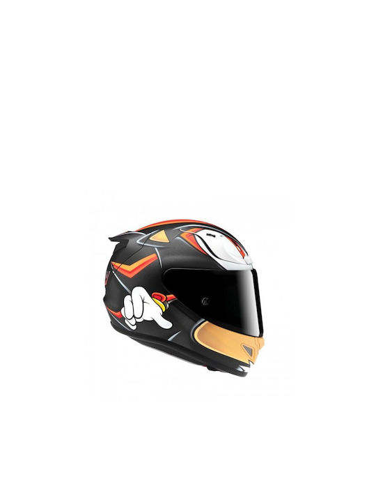 Rpha 12 Shadow The Hedgehog MC1SF Motorradhelm Volles Gesicht ECE 22.06 mit Pinlock