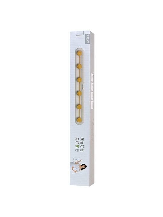Ecoco Single Wall-Mounted Bathroom Hook ​40x40cm White