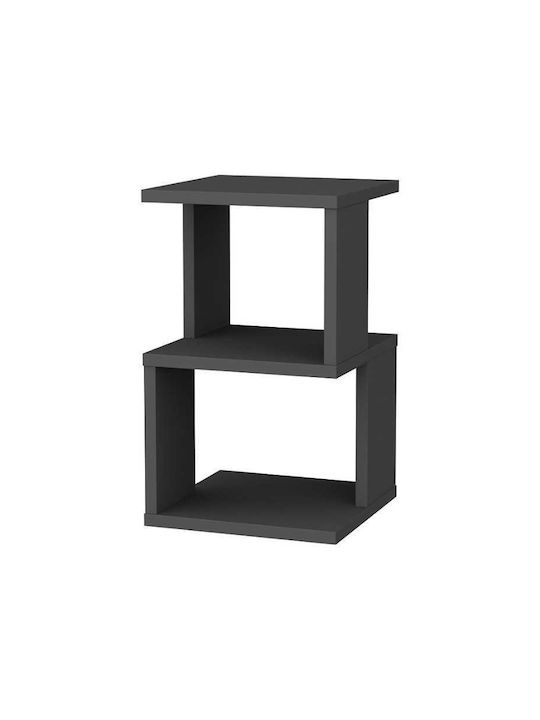Κομοδίνο Carter Ξύλινο Γκρι 29.6x29.6x49.4cm GP052-0149,1