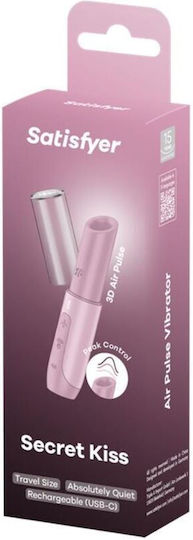 Satisfyer Secret Kiss Mini Κλειτοριδικός Δονητής Ροζ