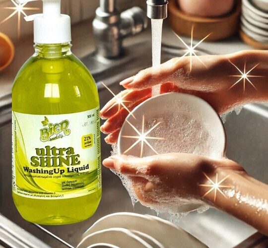 Ultrashine Ultra Concentrated Dishwashing Liquid 500 Lemon Blossom