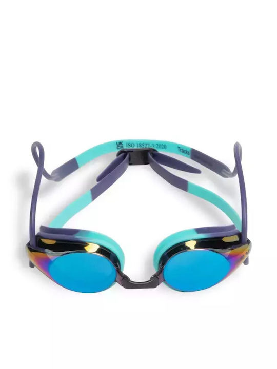 Arena Tracks Mirror Schwimmbrille Erwachsene Türkis