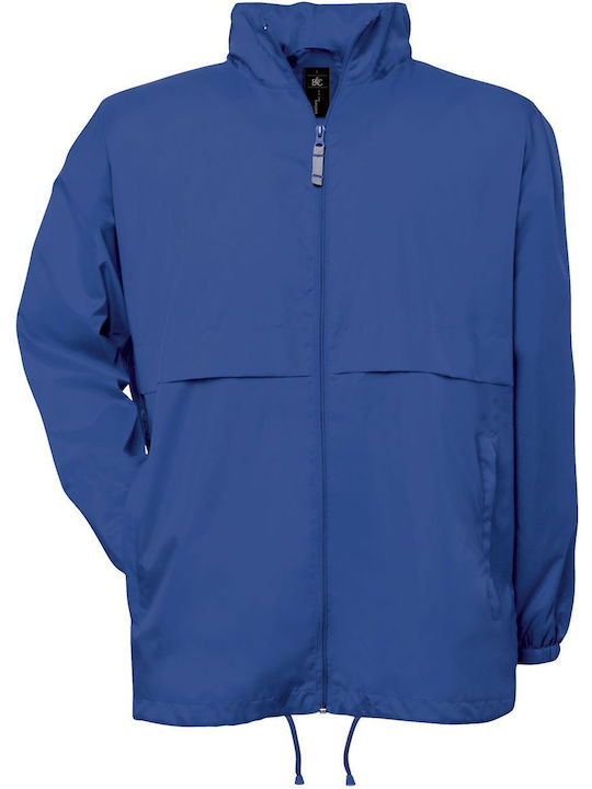 B&C Jacket Windproof Blue